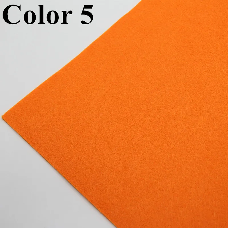 C5 2 мм Толщина 20X30 см фетровая Полиэстеровая ткань Nonwoven Цветы Ткань гирлянды мульти Цвет для Швейное Ремесло «сделай сам» ремесленных Декор - Цвет: C5
