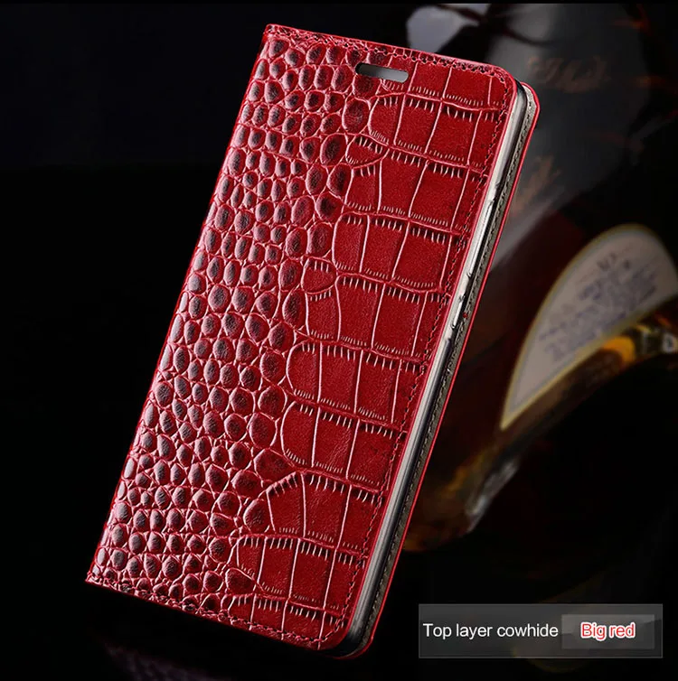 big red Чехол для телефона из натуральной кожи с откидной крышкой для huawei p20 p30 pro lite mate 20 Y6 Y9 с отделением для карт, чехол для Honor 10 20 Pro 8X 10i 20i - Цвет: big red