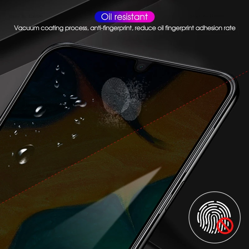 Антишпионское закаленное стекло для Samsung Galaxy A30 A50 M10 M20 A8 A6 Plus J4 J6 2018 защита экрана с