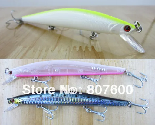 Морской медленный плавающей Crankbait zerek Длинные Trail 130 мм 16.5 г глубина 0.8 м 3 шт./лот |