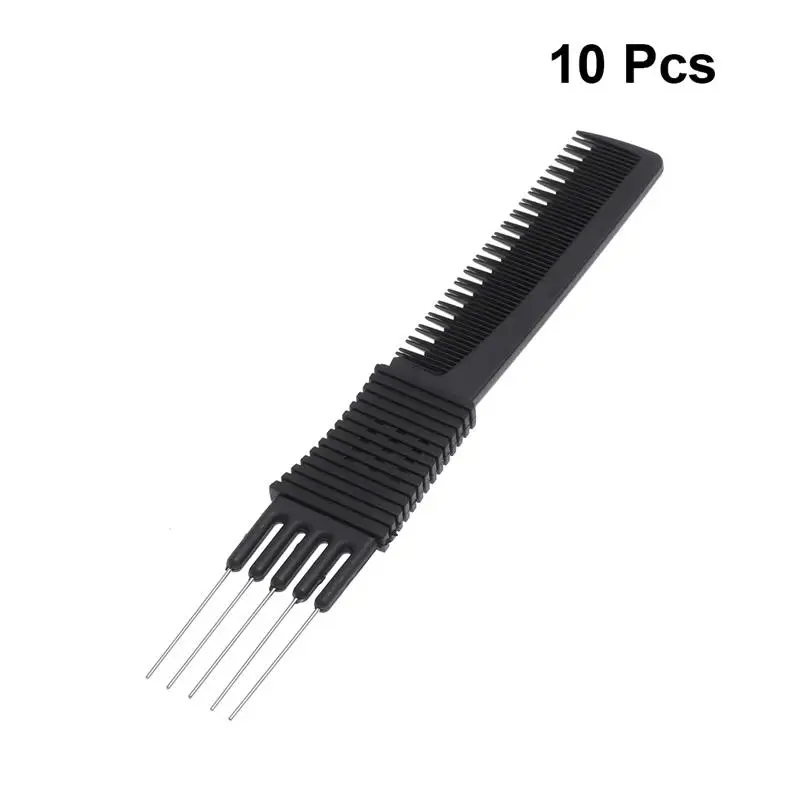 

10pcs Hair Comb Fashion Durable Corrugated Style Fork Comb Hair Needle Comb Insert Comb Hair Style Comb for Women Girls Ladies