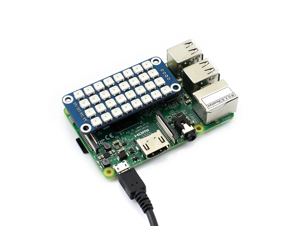 RGB светодиод для Raspberry Pi цветной дисплей поддерживает любую версию (можно