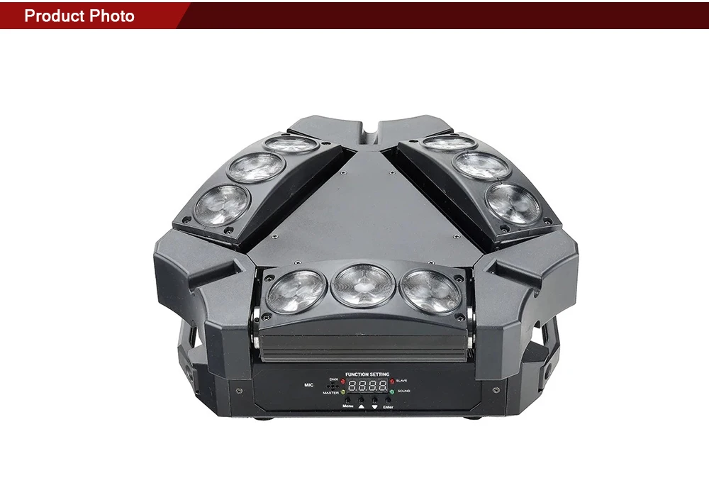 4 шт 9x12 Вт RGBW 4in1 паук светодиодный Луч Moving головной светильник