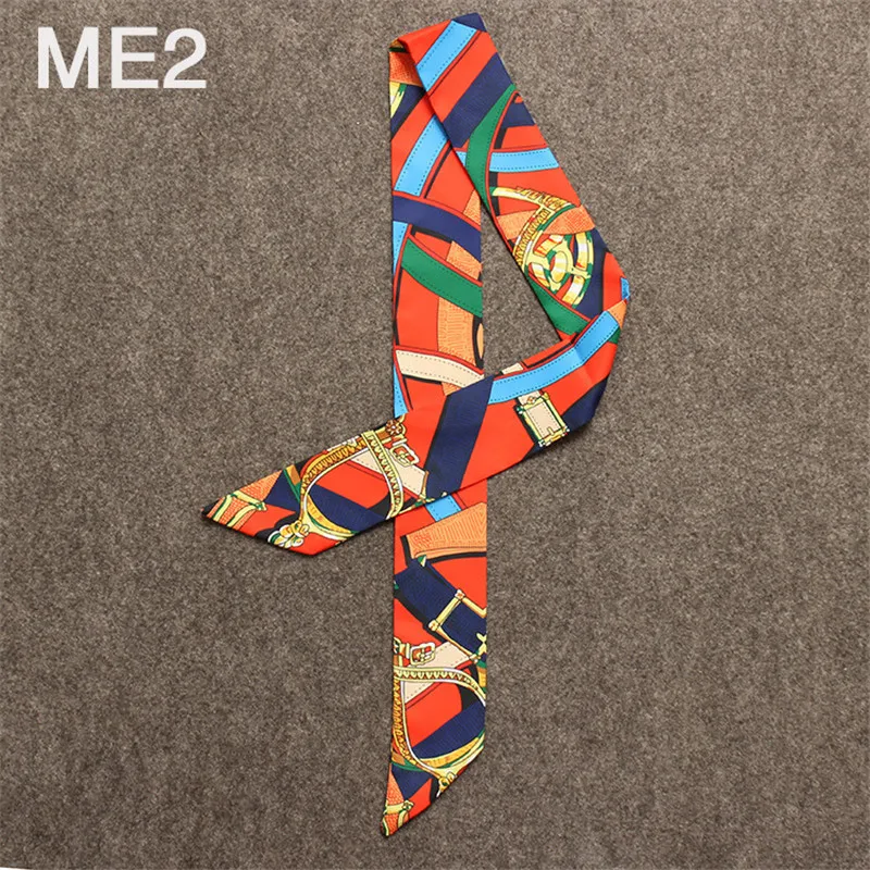 Женский шелковый шарф с принтом брендовый дизайнерский цепочкой женский