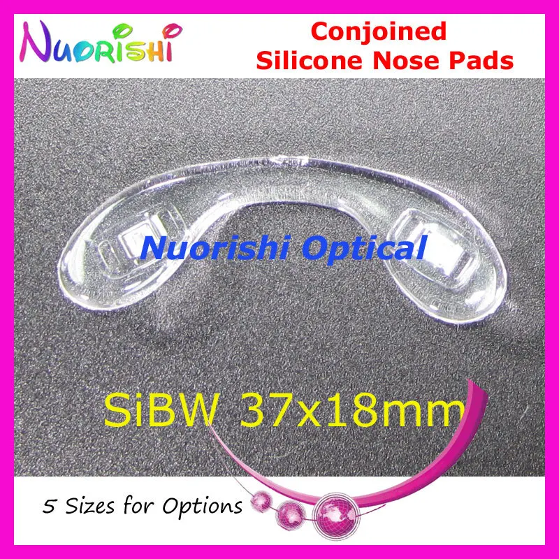 100 шт. прозрачные мягкие силиконовые очки с соединяющимся мостиком носоупоры 5