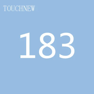 183 TOUCHNEW на заказ, одноцветные эскизные маркеры на спиртовой основе, двойная головка, кисть, маркеры, ручка для рисования, манга, товары для рукоделия, маркеры - Цвет: 183