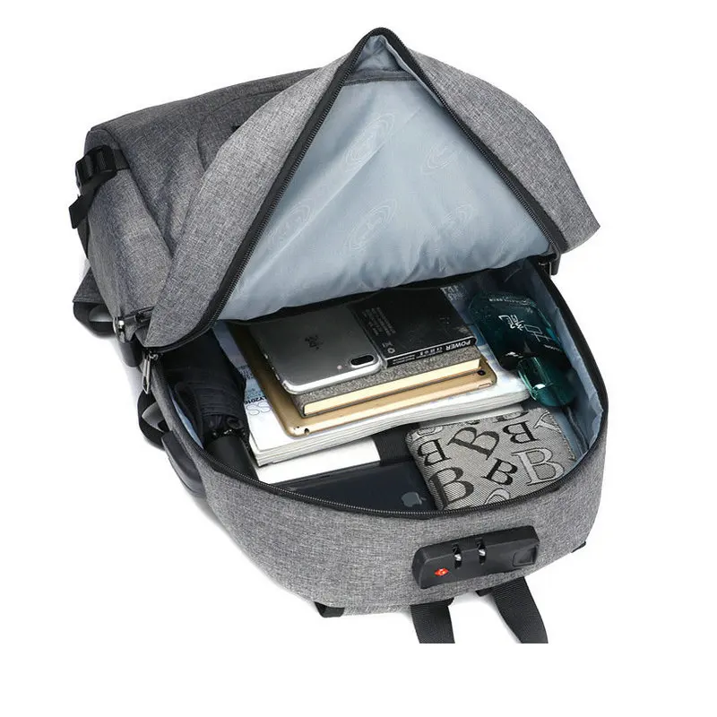 Мужской водонепроницаемый рюкзак из ткани Оксфорд с USB зарядкой|Мужские рюкзаки|