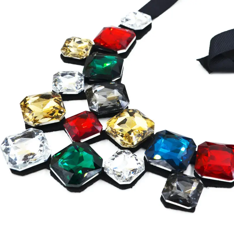 Новинка 2018 яркое женское ожерелье чокер с лентой ожерелье|jewelry for women|crystal