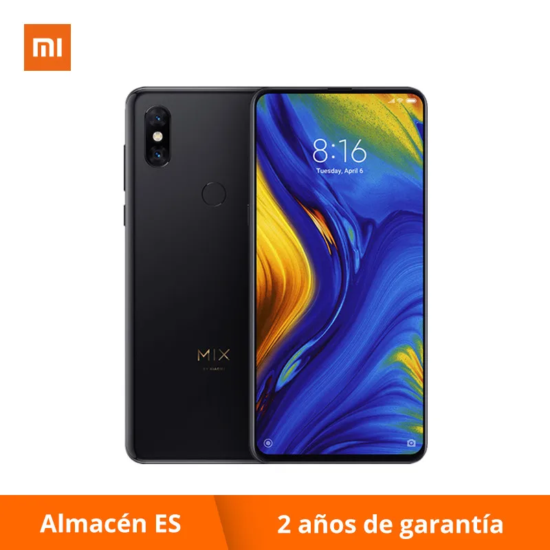 Испанская версия Xiaomi MIX3 Snapdragon 845 6 + 128GB 39 &quotPantalla Completa AMOLED 24MP AI Dual Camara 3200mAh Carga