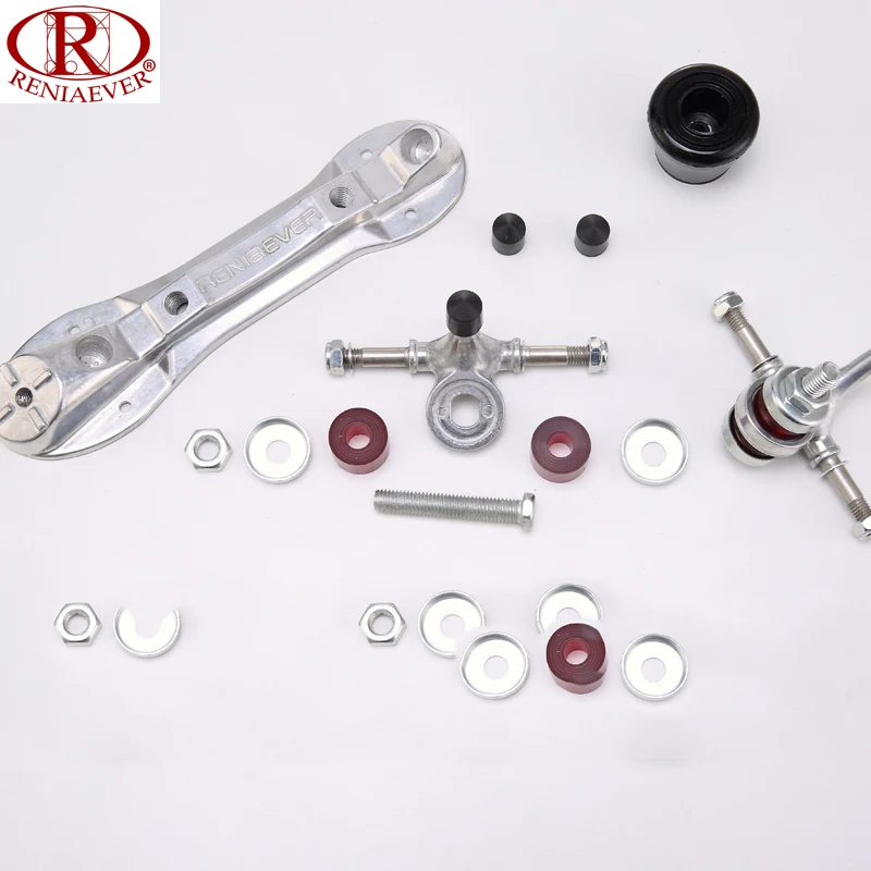 Роликовые коньки плиты алюминиевый сплав металлический штатив шасси в комплекте