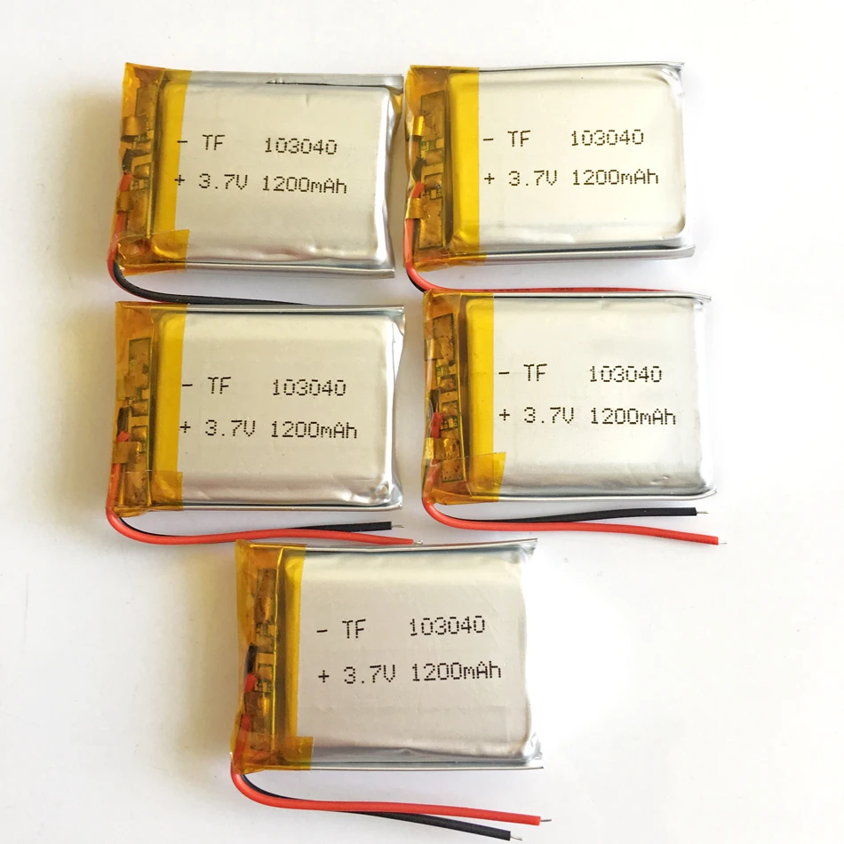 Литий-полимерная аккумуляторная батарея 3 7 5 шт. 1200 в 103040 мАч для GPS PSP мобильных