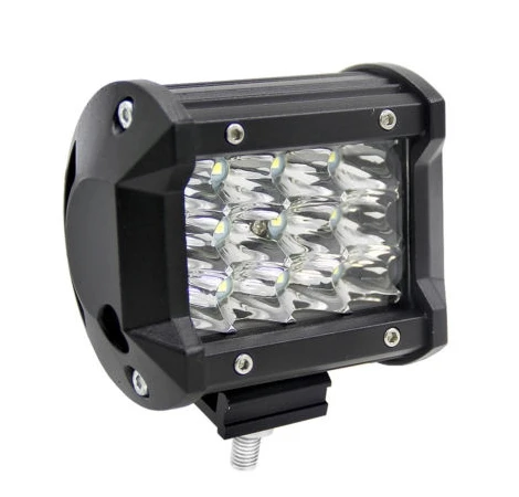 12-80 в 36 Вт белый LED Len квадратной формы прожектор фара для автомобиля мотоцикла