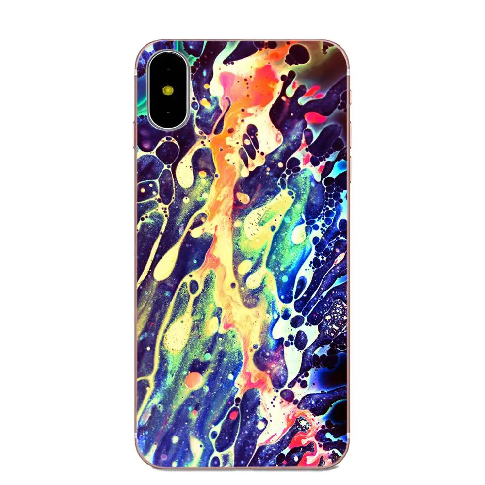 Тпу шаблон абстрактного искусства психоделическая футболка для Galaxy Alpha Core Note 2 3 4