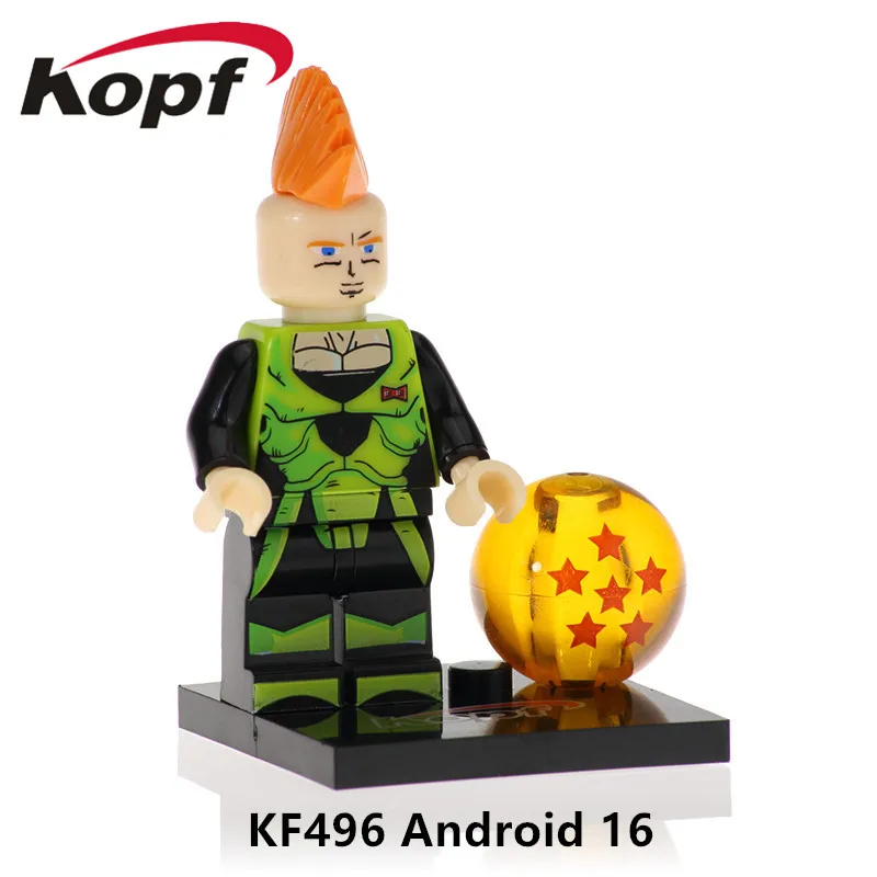 KF496 Without Box KF6045 строительные блоки Dragon Ball Сон Гохан шорты Janemba Вегета кирпичи фигурки детей обучающие игрушки - Цвет: KF496 Without Box