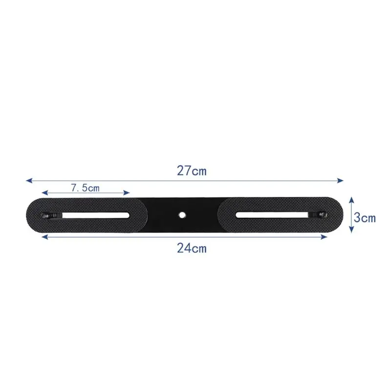 

Universal Dual Flash Bracket Holder with 2 1/4" Adapter Screws for Studio Tripod Light Stand Digital SLR Camera with 1/4" Screw