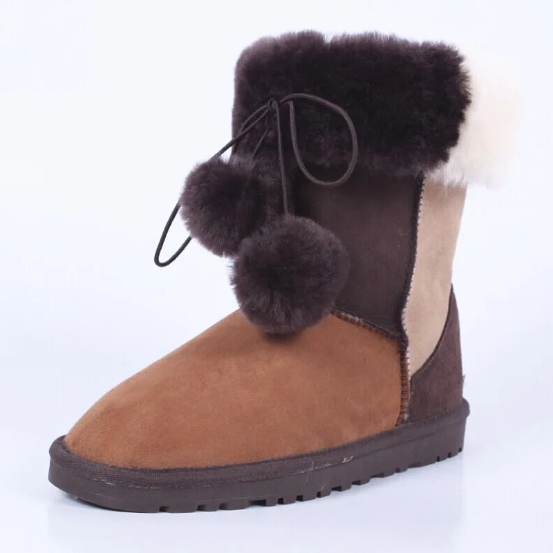 

2018 NEW Winter Warm martin boots Thickened Fur High Heel Boots Women Shoes Fashion Sexy Long snow boots size