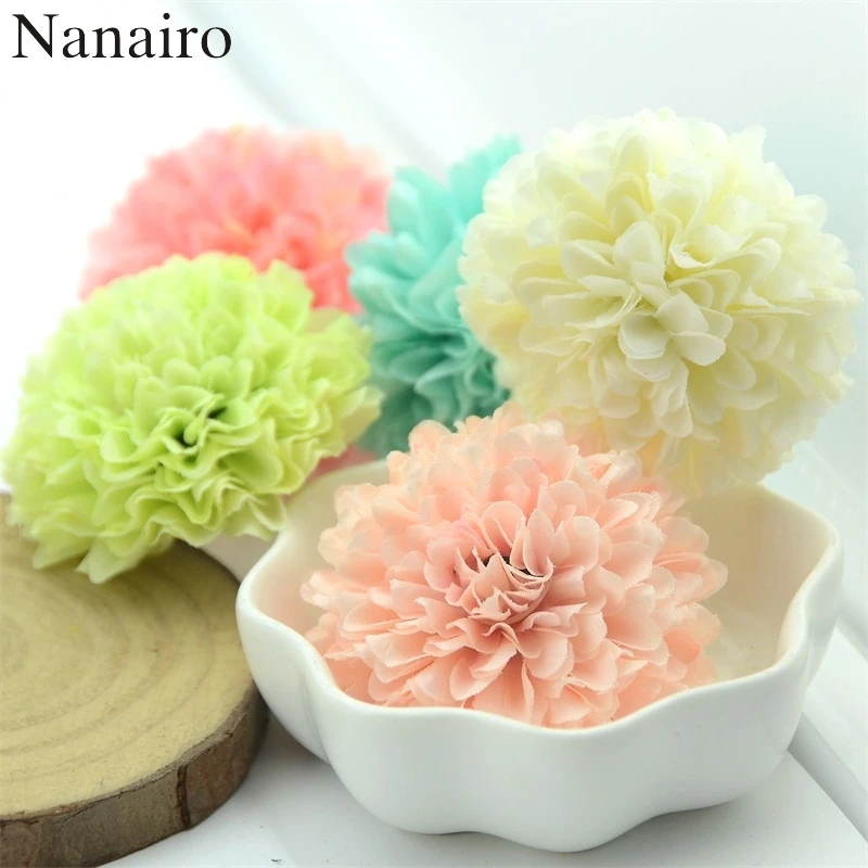 10 шт. искусственные цветочные гортензии 5 см|silk carnations|flower wreathflower head |