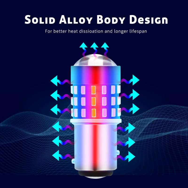 TUINCYN 2 шт. 1157 BAY15D Светодиодные лампы P21/5 Вт 3014SMD Автомобильные светодиодные стоп