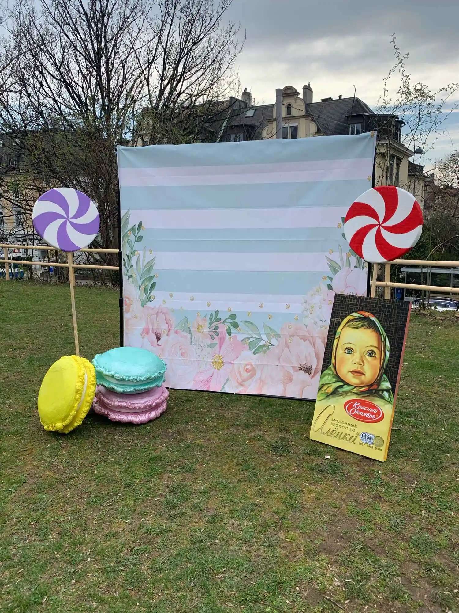 Allenjoy фон-валентинка фотография зеленые полосы Розовые цветы свадьба день