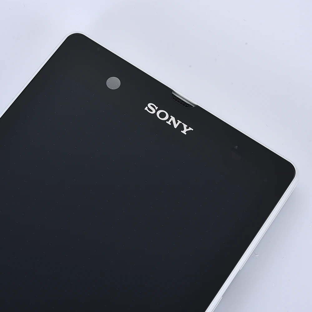 ЖК для SONY Xperia Z1 дисплей сенсорный экран с рамкой L39 L39H C6902 C6903 ЖК-дисплей клеем |