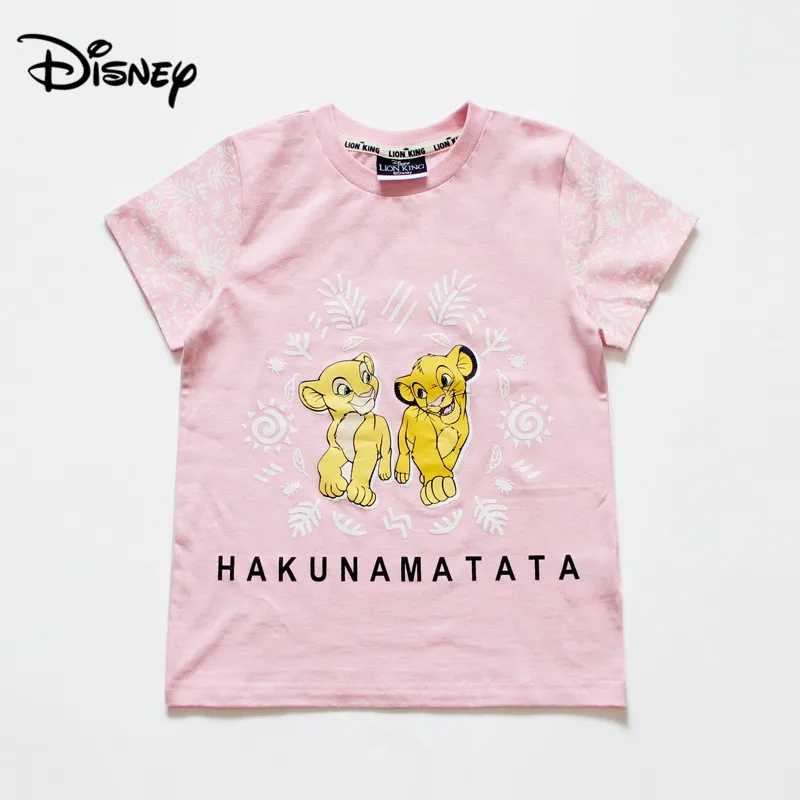 Детская одежда Disney Король Лев новинка 2019 летняя футболка для мальчиков