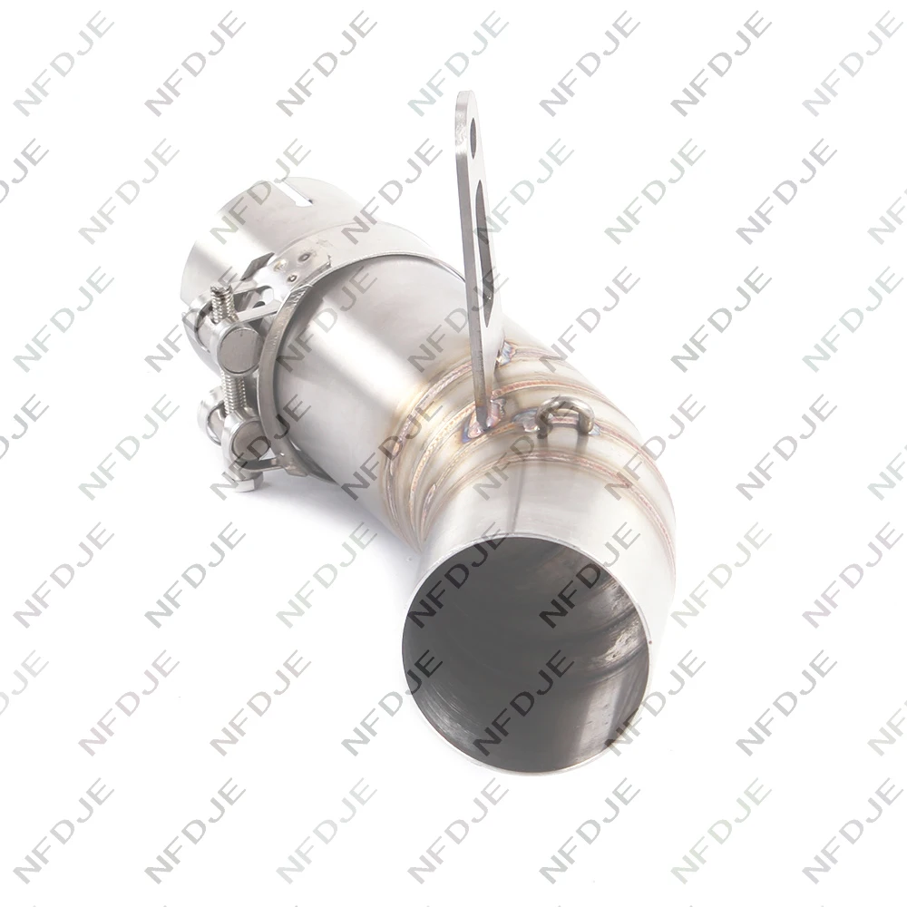

61mm Motorcycle Muffler Exhaust Middle Pipe For BMW S1000RR 2010-2016