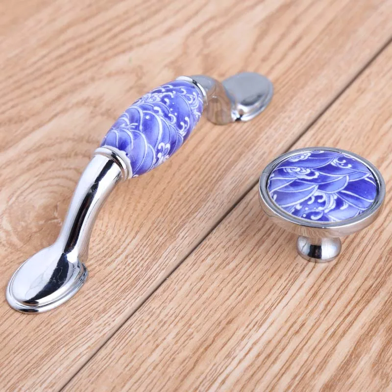 Ручка для шкафа фарфоровая ручка телевизора винного столика 3 дюйма 76 мм