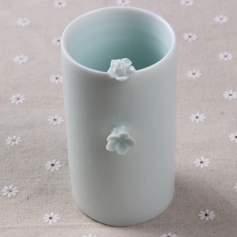 Питейная посуда кружки креативная кружка керамические поделки 3D цветок