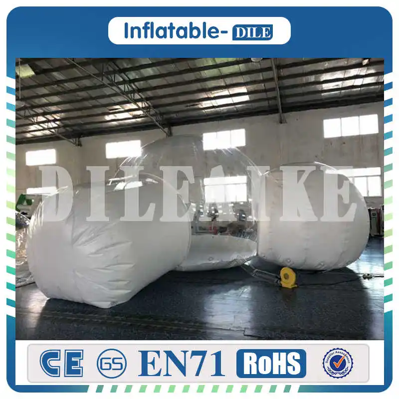 Открытый воздушный шар домик для бревен прозрачный купол кемпинга надувная