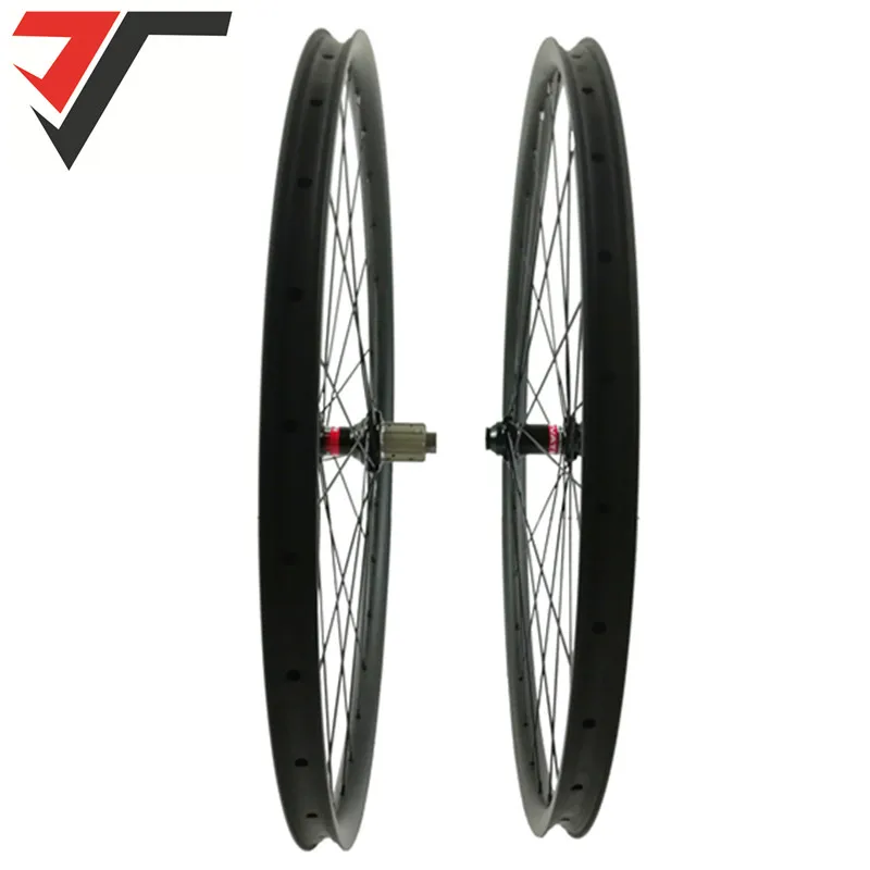 TRIPS 29er MTB колеса AM 40 мм Асимметричный горный велосипед углеродная колесная 29 дюймов Novatec D411 D412 ступицы DH 29 Углеродные велосипедные колеса