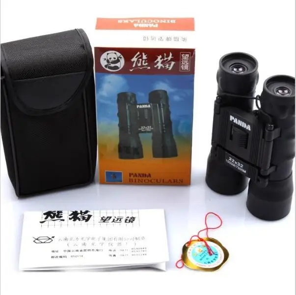 

2017 Upgraded 22x32 Night Vision Binoculars Telescope Wide Angle Optical Lens Zoom Portable Folding Binocular Spy Telescopio Pec