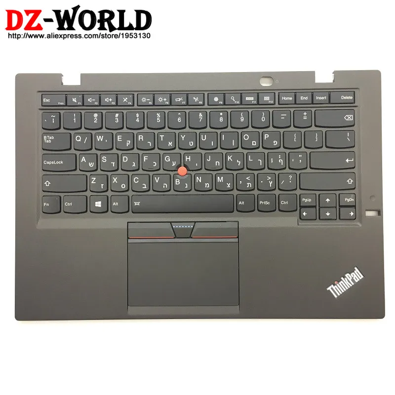 

For Lenovo Thinkpad X1 Carbon 3rd Palmrest Upper Case With Hebrew Israel Backlit Keyboard Touchpad Laptop C Cover Shell New/Orig