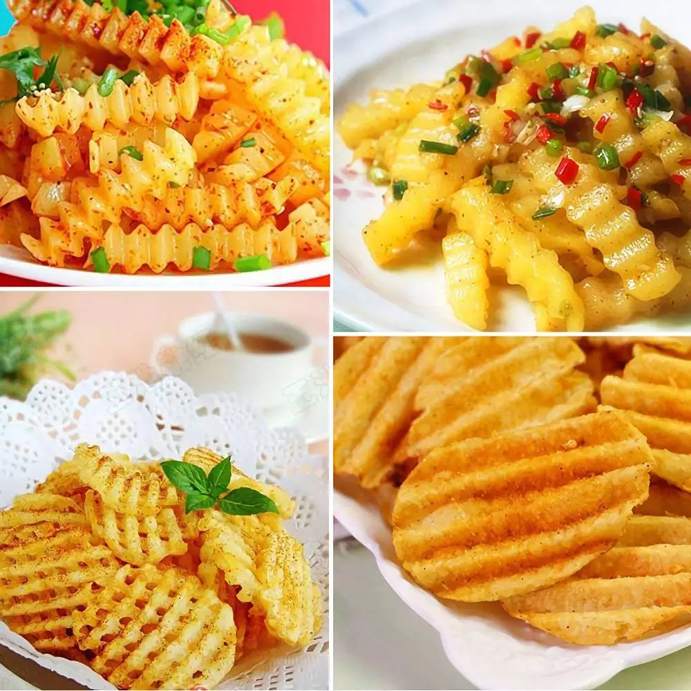 Кухонные аксессуары нож для картофеля из нержавеющей стали волнистый слайсер