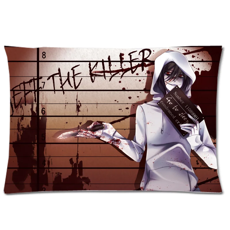 Джефф убийца два боковых накидка для подушки Декоративная Подушка Чехол из