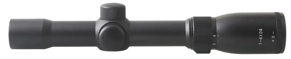 VictOptics 1-4x24 Mil-dot Reticle Hunting Riflescope with 25.4mm 1&quot Tube | Спорт и развлечения