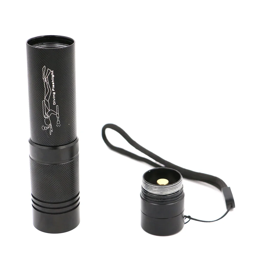 Ультраяркий подводный фонарик T6 для дайвинга портативный светодиодный