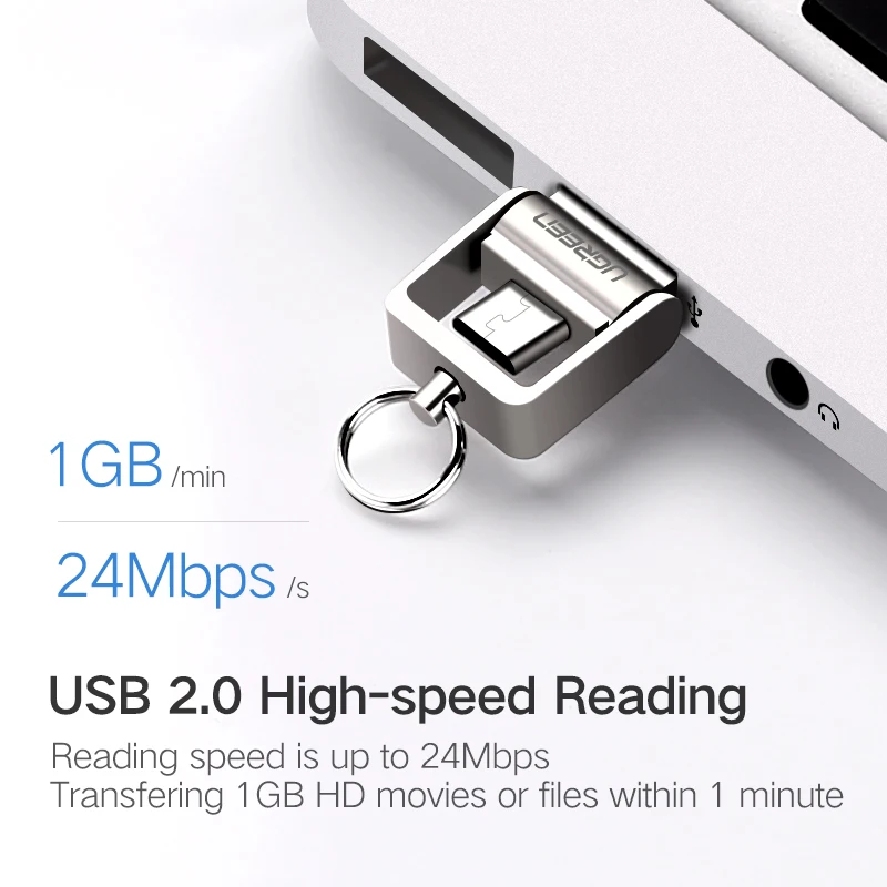 Ugreen USB флэш накопитель Micro OTG Флешка 64 32 ГБ для Xiaomi Redmi Note 5 Plus 4X телефон карта памяти