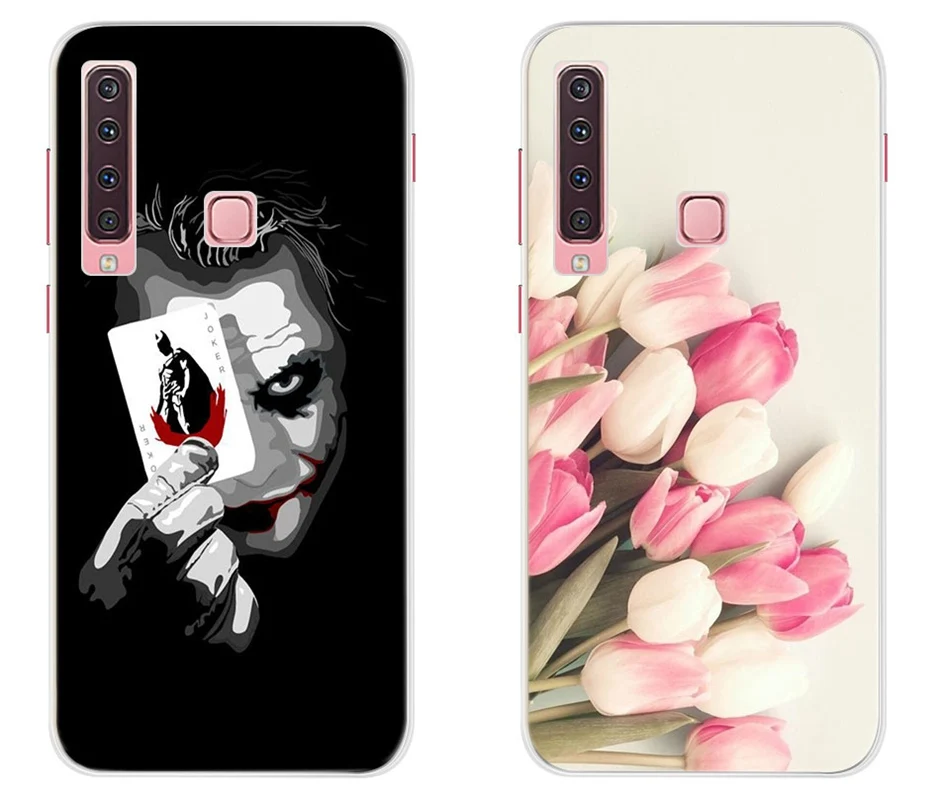 Цветочный чехол для samsung A9, чехол A 9 A920F, Мягкий Силиконовый ТПУ чехол для телефона, для samsung Galaxy A9 A920, SM-A920F чехол с кошкой