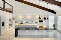 2017 kitchen furniture lacquere modular kitchen cabinets hot sales kitchen unit cheap