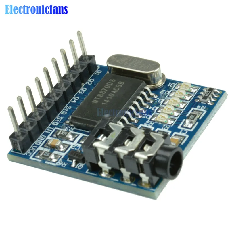 MT8870 DTMF аудио декодер голоса телефонная речи декодирование плата светодиодный
