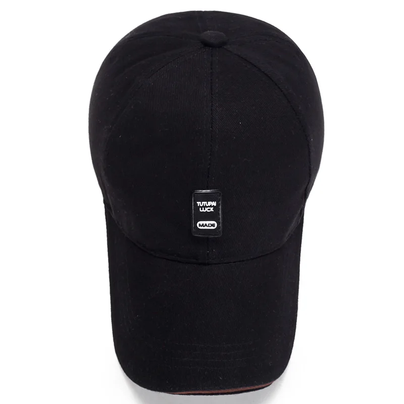 New autumn 100% cotton duck cap men's simple front hat leisure iron logo beret |