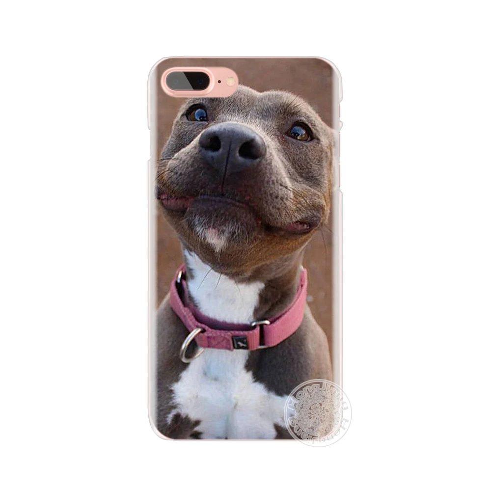 HAMEINUO pitbull dog Чехол для мобильного телефона iphone 6 4 4s 5 5s SE 5c 6s 7 8 plus чехол X|case for iphone|case