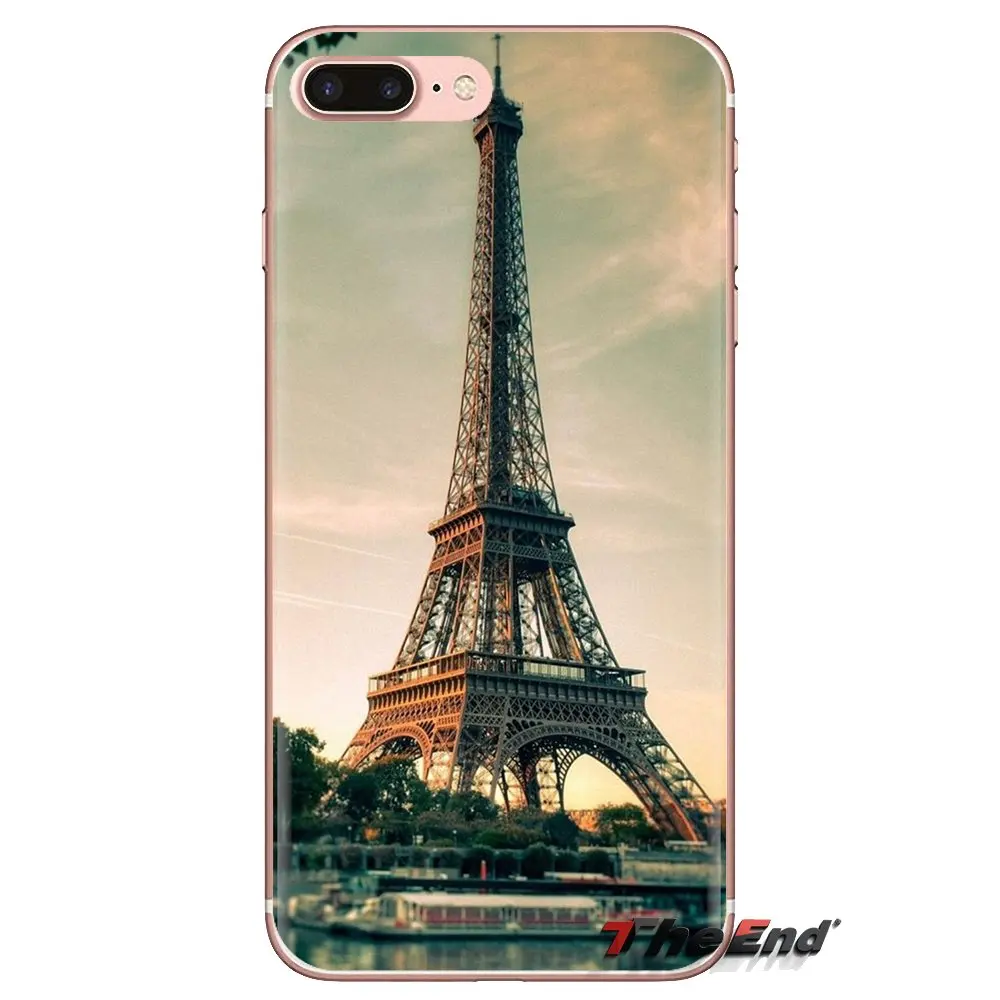 Eiffel Tower Night Bokeh Lights For Xiaomi Redmi 4A S2 Note 3 3S 4 4X 5 Plus 6 7 6A Pro Pocophone F1 TPU Transparent Shell Cover |