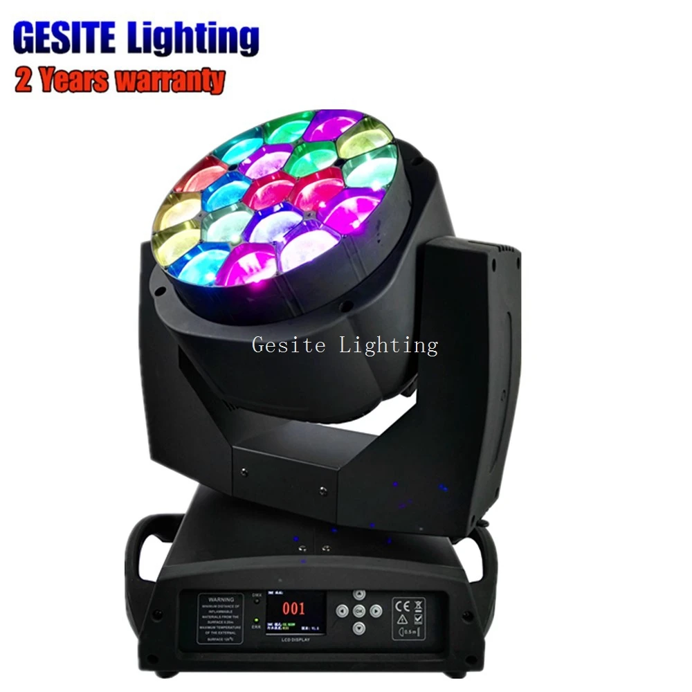 2 шт./LOTbig bee eye k10 19x15w 4in1 зум луч пиксель led управление движущаяся головка|Эффект