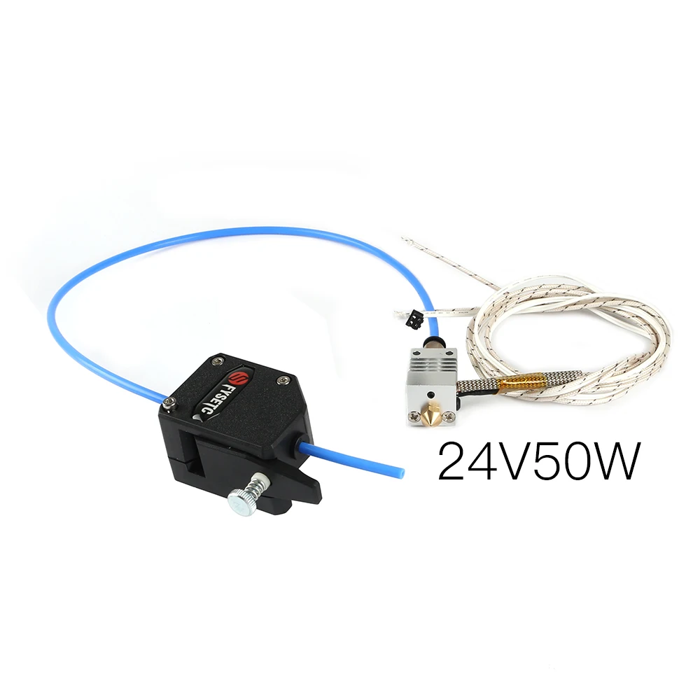 CR10 Hotend J-Head экструдер на большие расстояния 24 в 50 Вт с BMG экструдер титановый сплав тепловое горло для Creality CR10 3d принтер