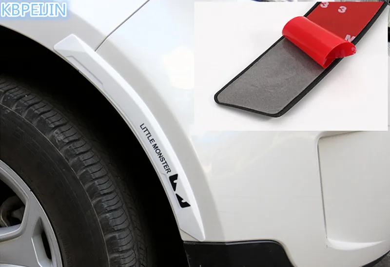 2 шт. автомобильный Стайлинг колеса для бровей анти столкновения полосы наклейки