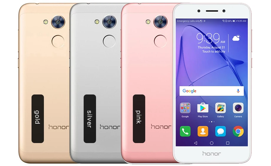 HONOR 6A Play, Восьмиядерный мобильный телефон, 5,0 дюймов, Android 7,0, отпечаток пальца, две sim-карты, 13 МП, 3020 мАч, смартфон OTA FM