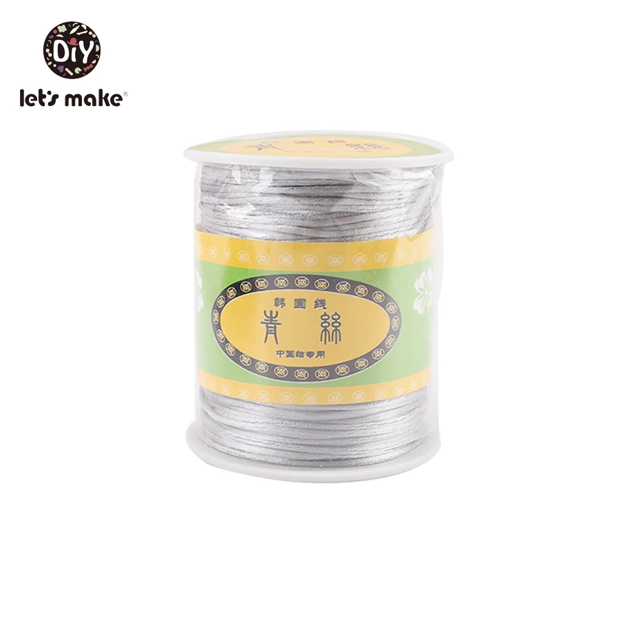 Давайте сделаем атласный нейлоновый шнур идеально подходит для прорезывания