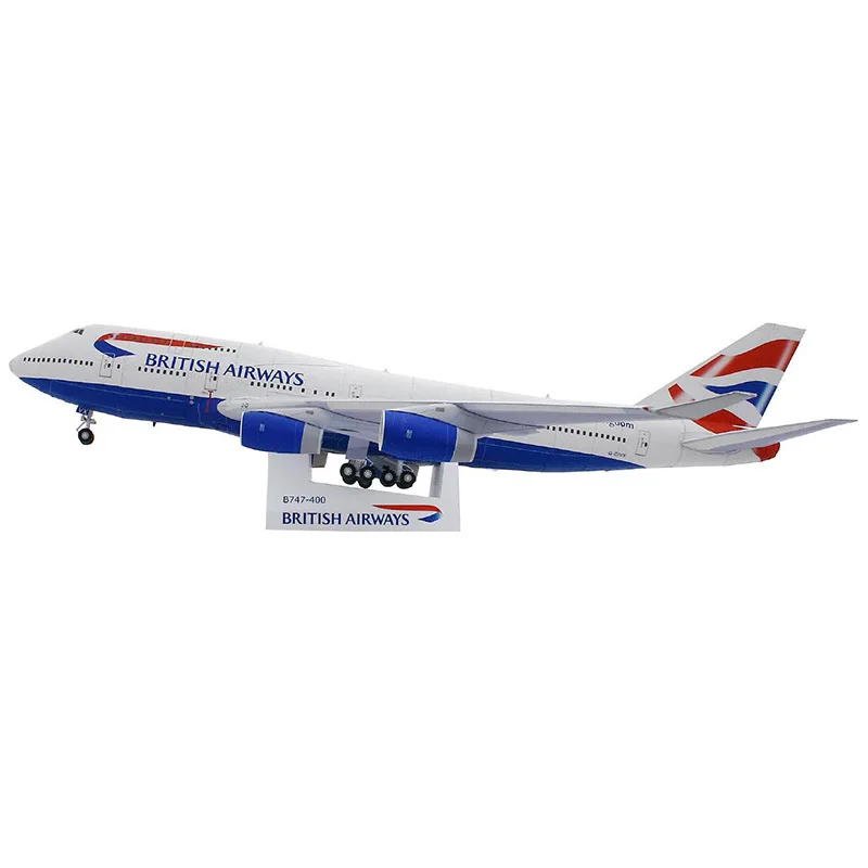 1:144 3D Бумага модель Боинг 747 пассажирский авиалайнер ручной DIY гражданской
