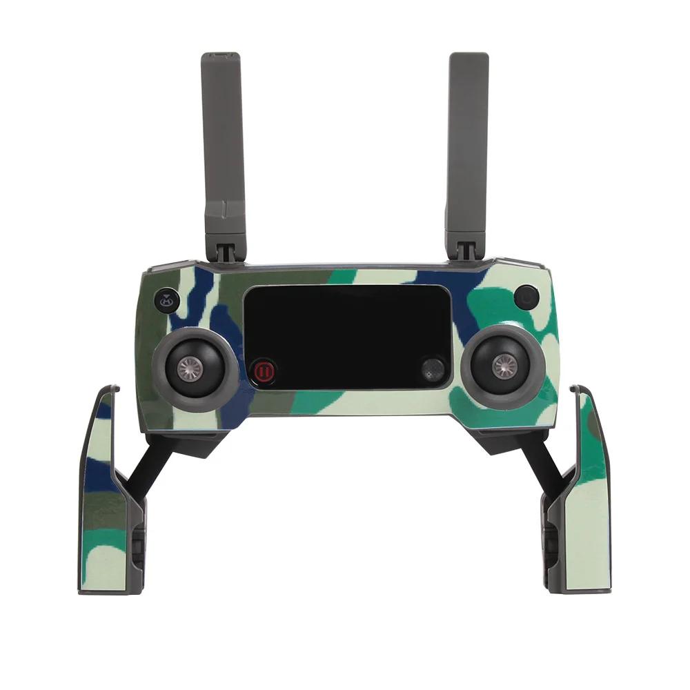 Зеленый камуфляж ПВХ Наклейка кожи Стикеры для DJI Мавик 2 Pro и зум Drone средства